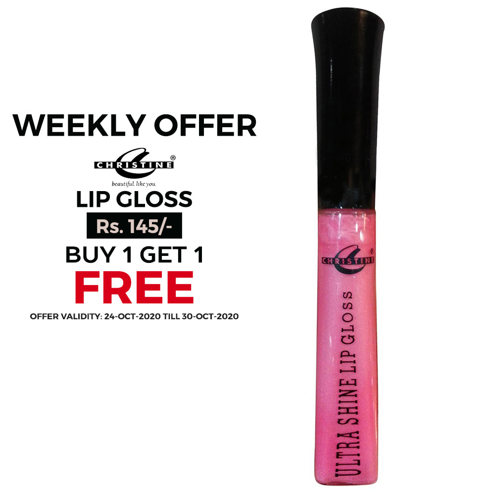 Christine Ultra Shine Lip Gloss Raspberry CN26, Beauty & Personal Care, Lipstick, Chase Value, Chase Value