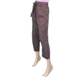Women's Printed Trouser - Coffee, Women, Pants & Tights, Chase Value, Chase Value