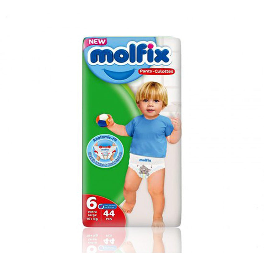 Molfix Baby Pants 6 X-Large 44 Pcs (15 + Kg), Kids, Diapers, Chase Value, Chase Value