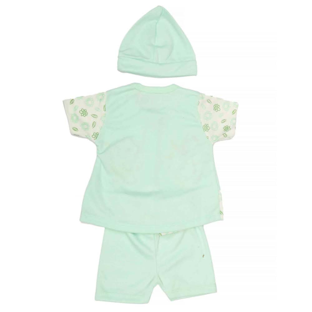 Newborn Girls Suits 3Pcs -Cyan, Kids, NB Girls Sets And Suits, Chase Value, Chase Value