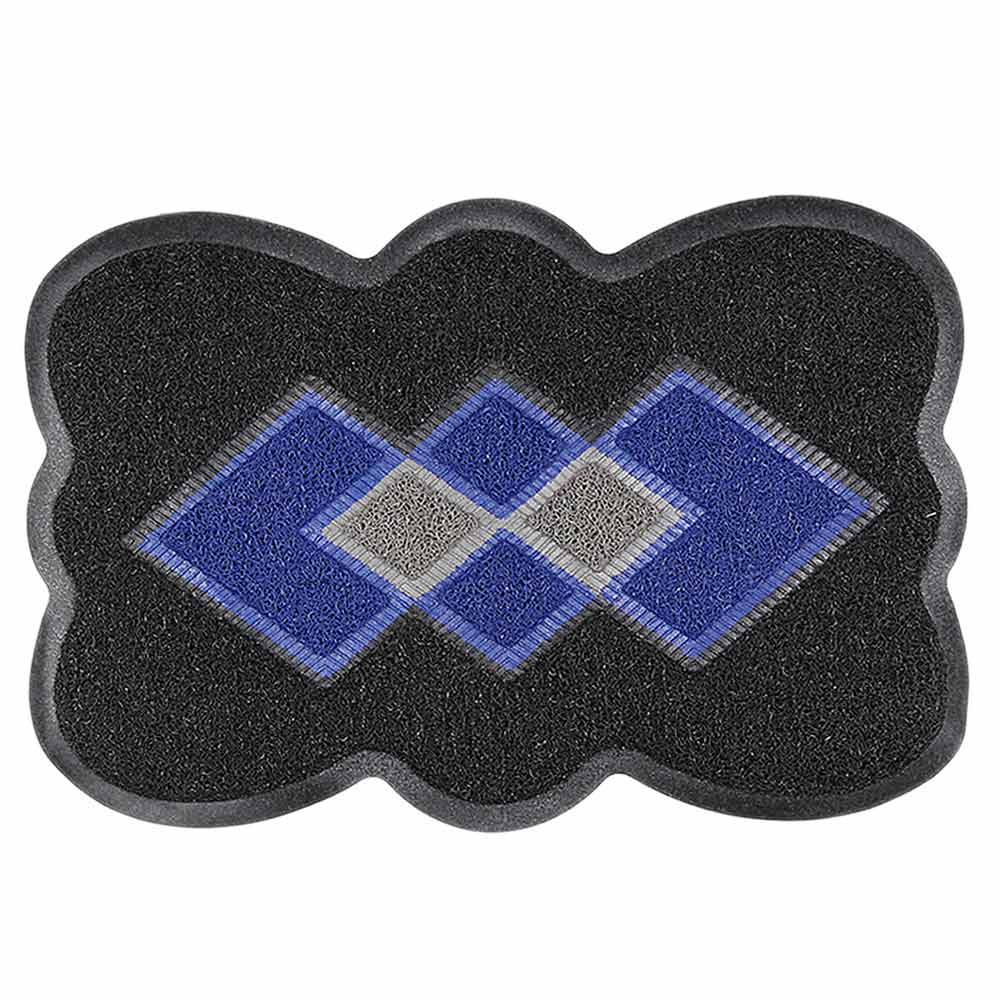 PVC Door Mat 14 x 22 - Black, Home & Lifestyle, Mats, Chase Value, Chase Value