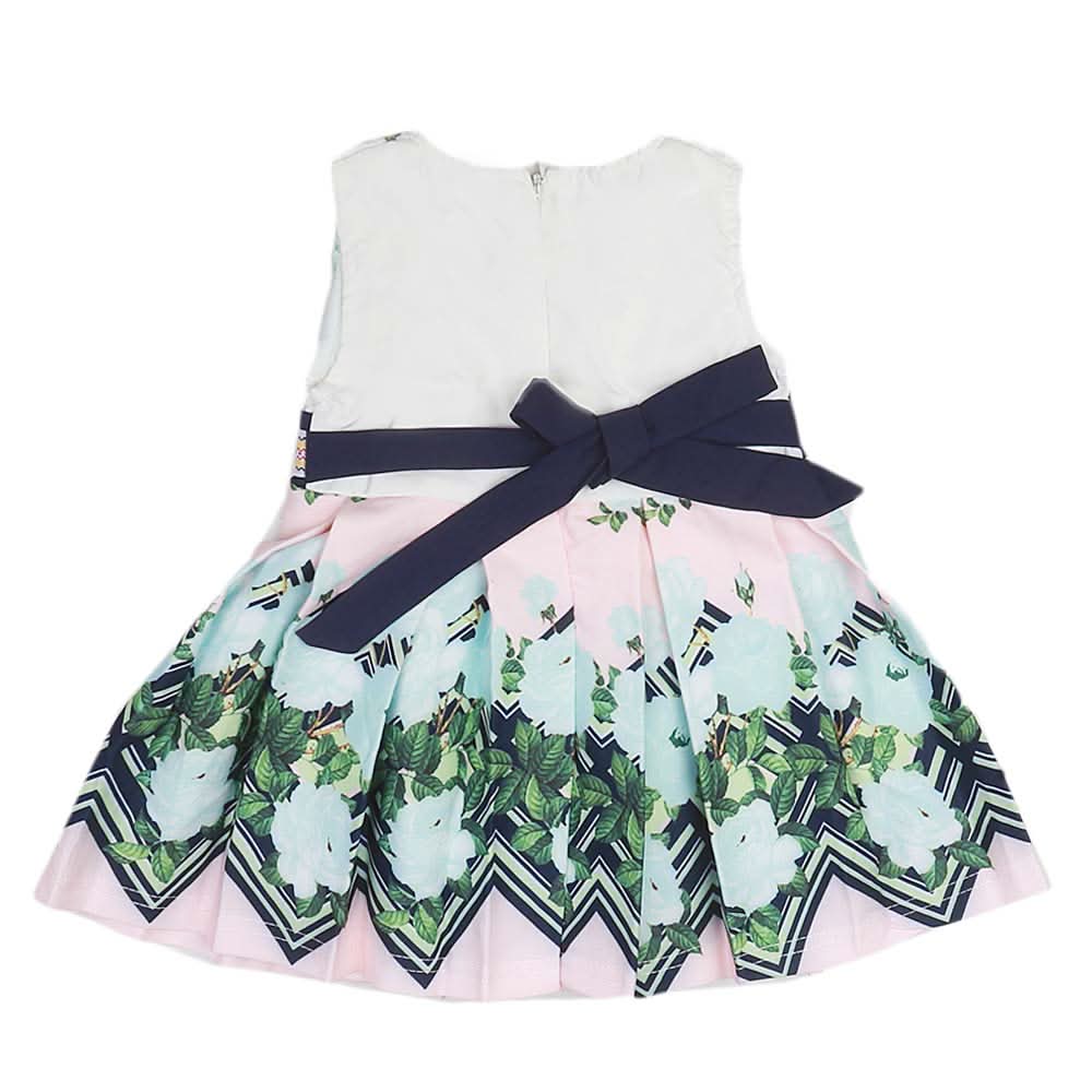 Newborn Girls Frock - Peach, Kids, NB Girls Frocks, Chase Value, Chase Value