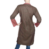 Women's Printed Cotton Kurti - Olive Green, Women, Ready Kurtis, Chase Value, Chase Value