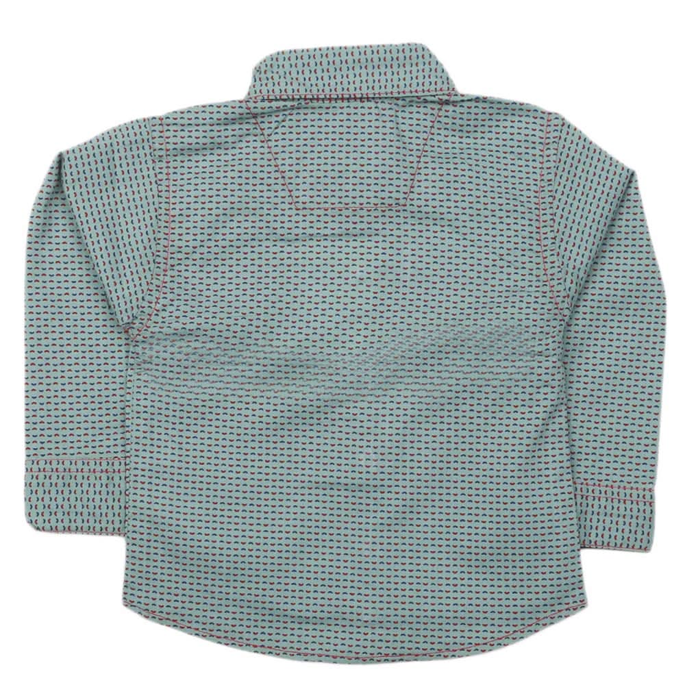 Newborn Full Sleeves Casual Shirt - Green, Kids, NB Boys Shirts And T-Shirts, Chase Value, Chase Value