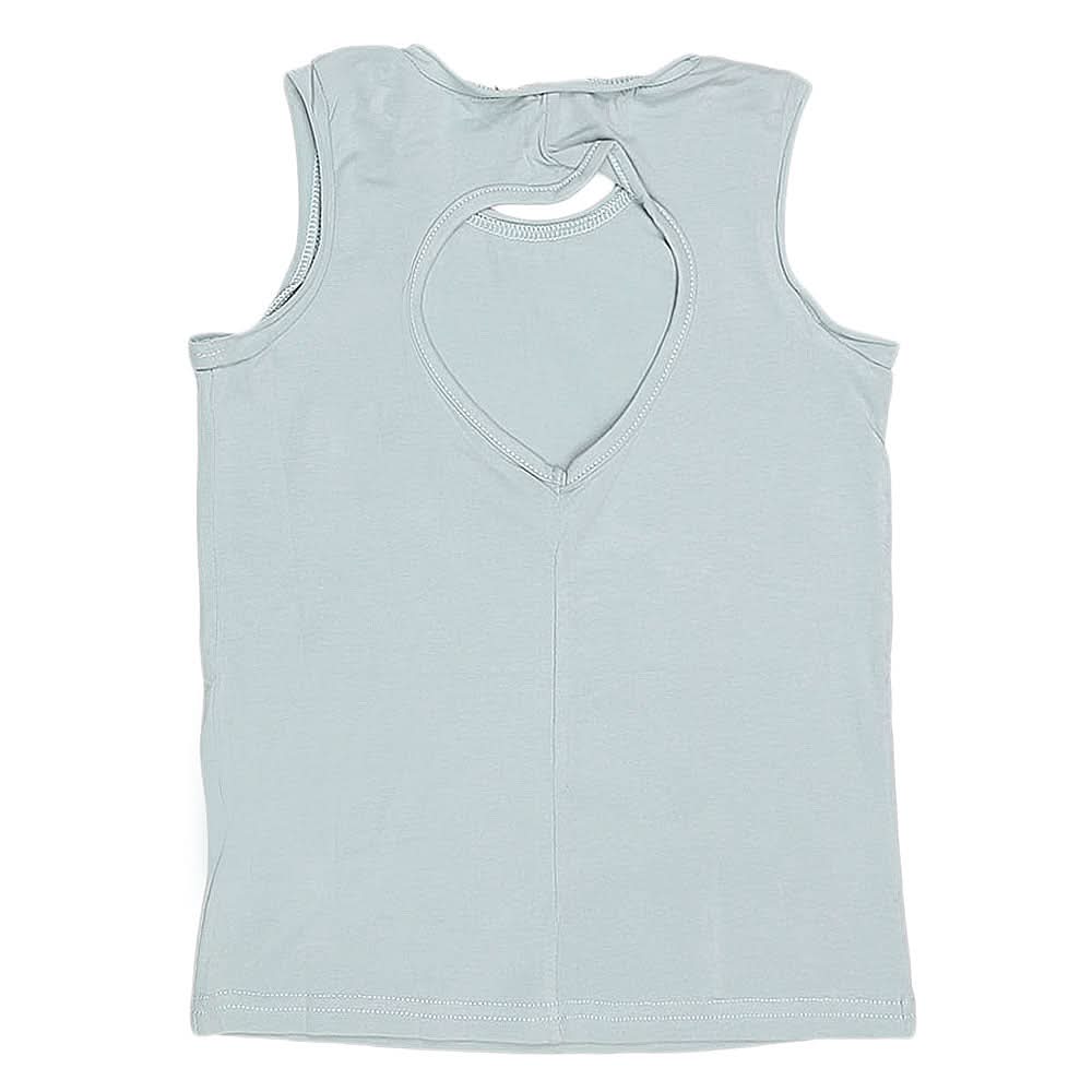 Girls Sando T-Shirt V25 - Steel Green, Kids, Girls T-Shirts, Chase Value, Chase Value