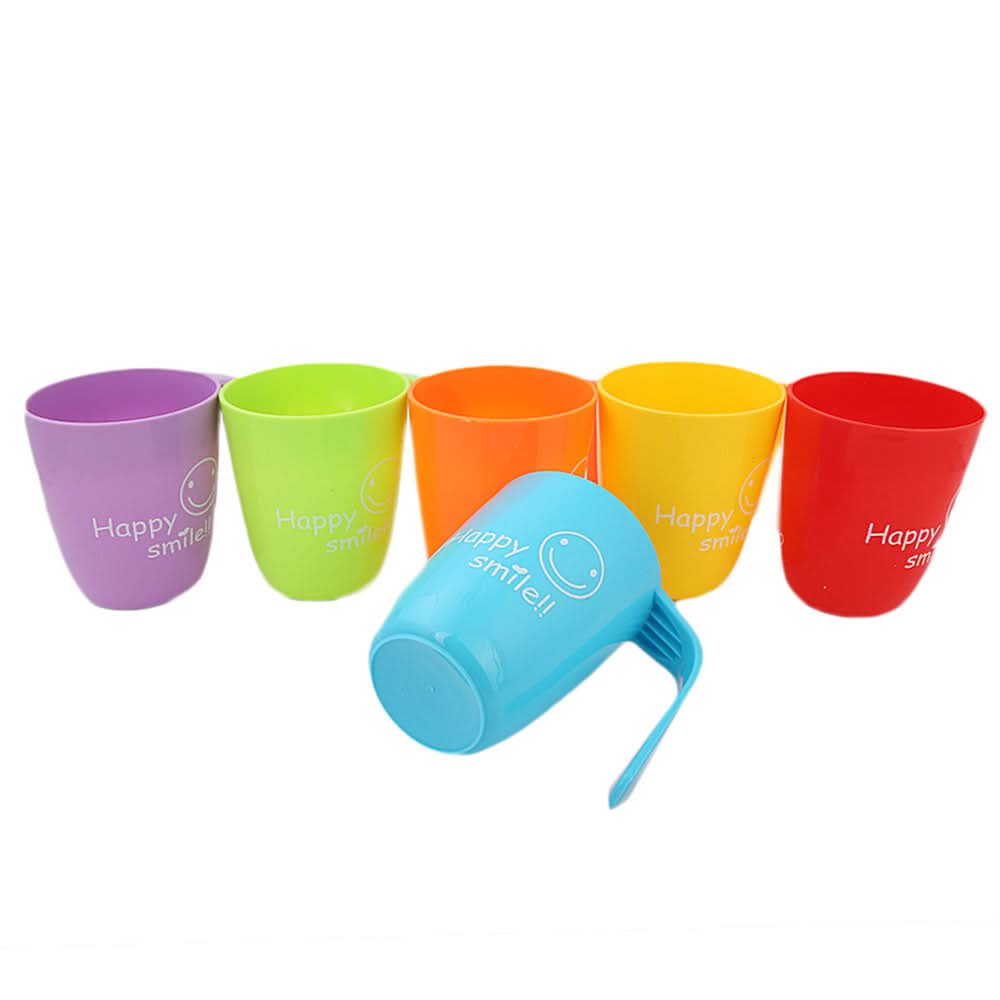 Plastic Mug 6 Pcs - Multi, Home & Lifestyle, Glassware & Drinkware, Chase Value, Chase Value