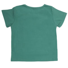 Boys Half Sleeves T-Shirt - Green, Kids, Boys T-Shirts, Chase Value, Chase Value