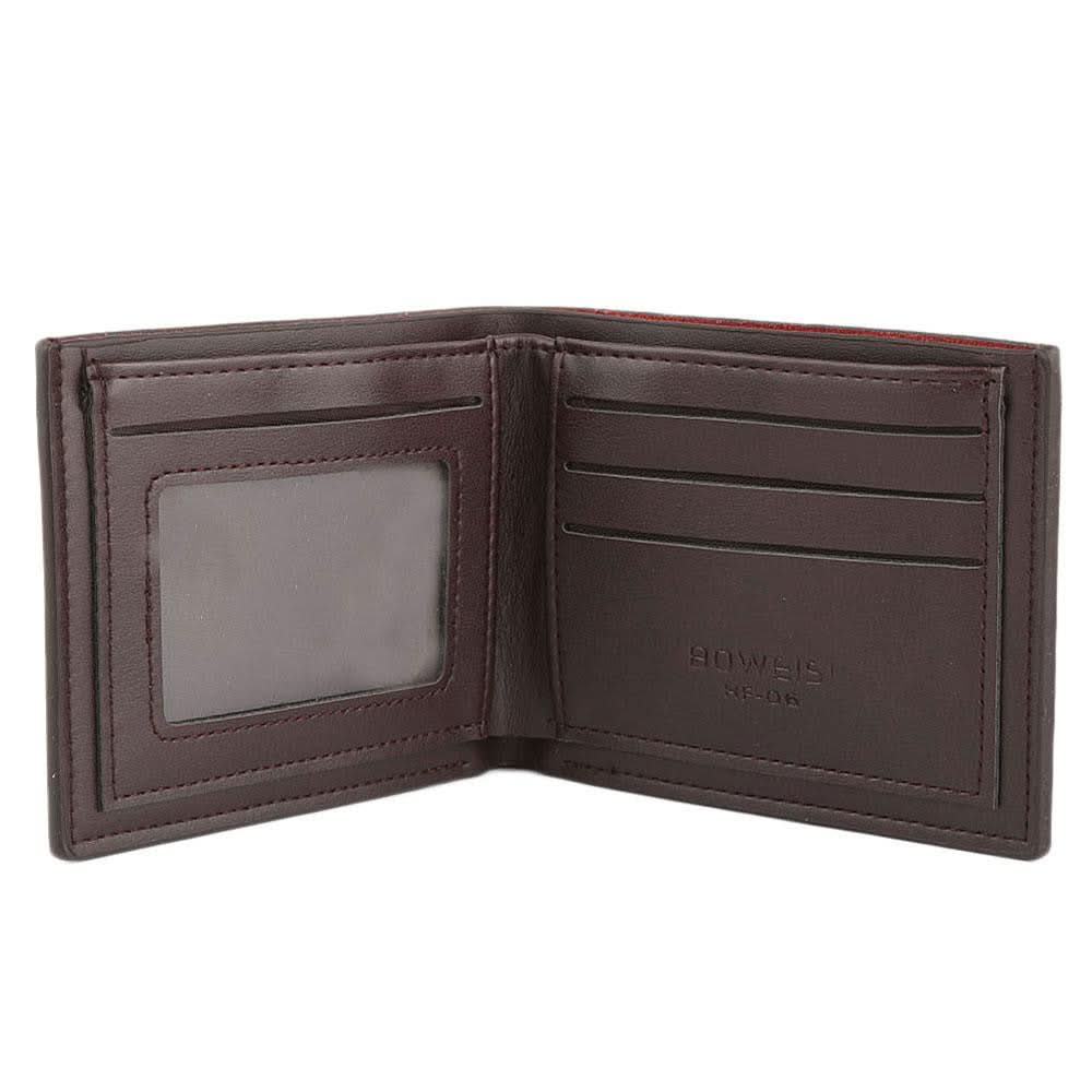 Men's Leather Wallet - Dark Brown - test-store-for-chase-value