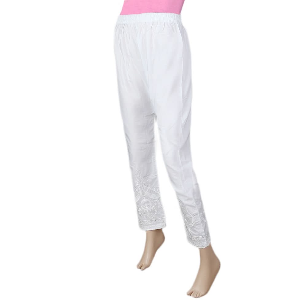 Women's Woven Trouser - White, Women, Pants & Tights, Chase Value, Chase Value