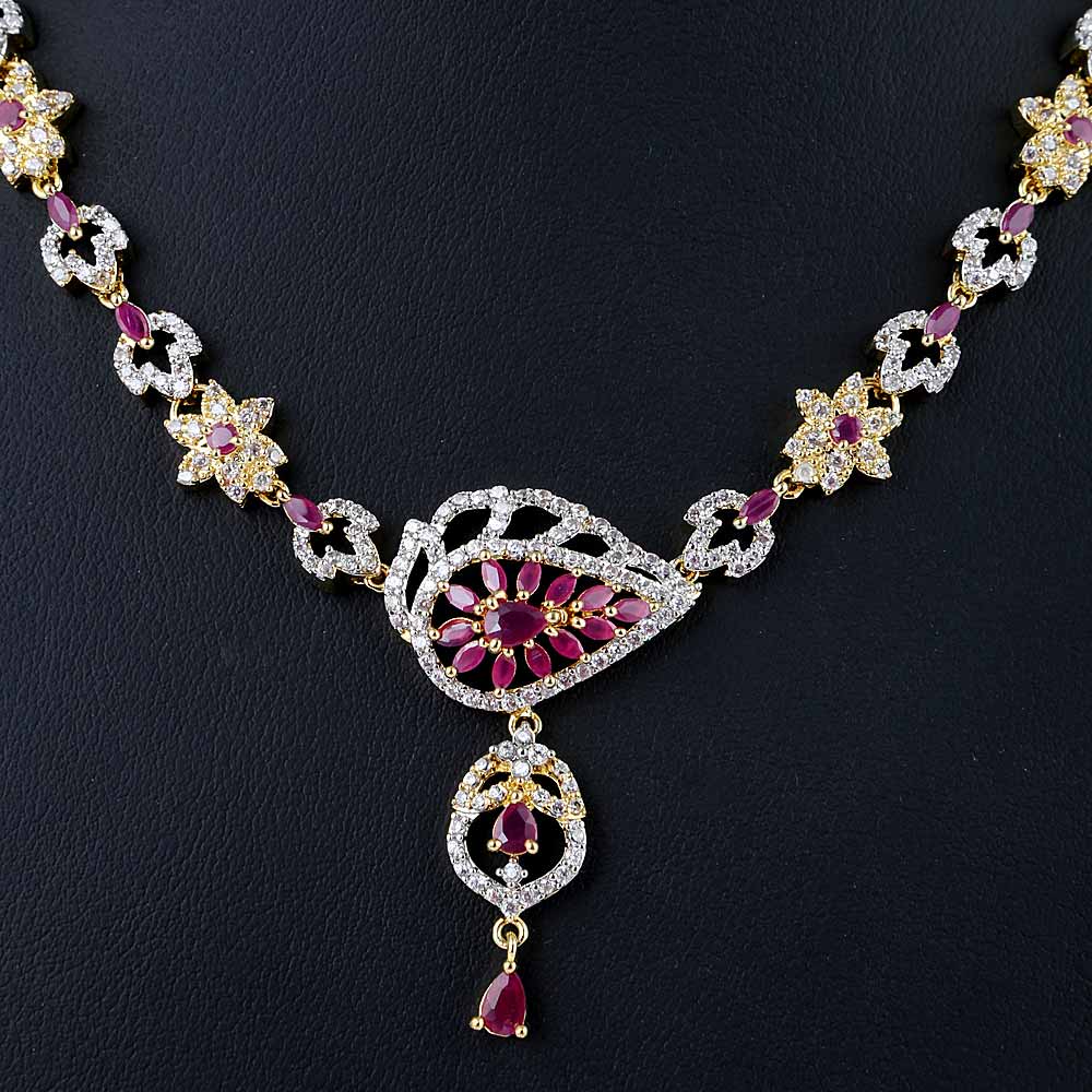 Women's Fancy Jewellery Set - Golden Maroon, Women, Jewellery Set, Chase Value, Chase Value