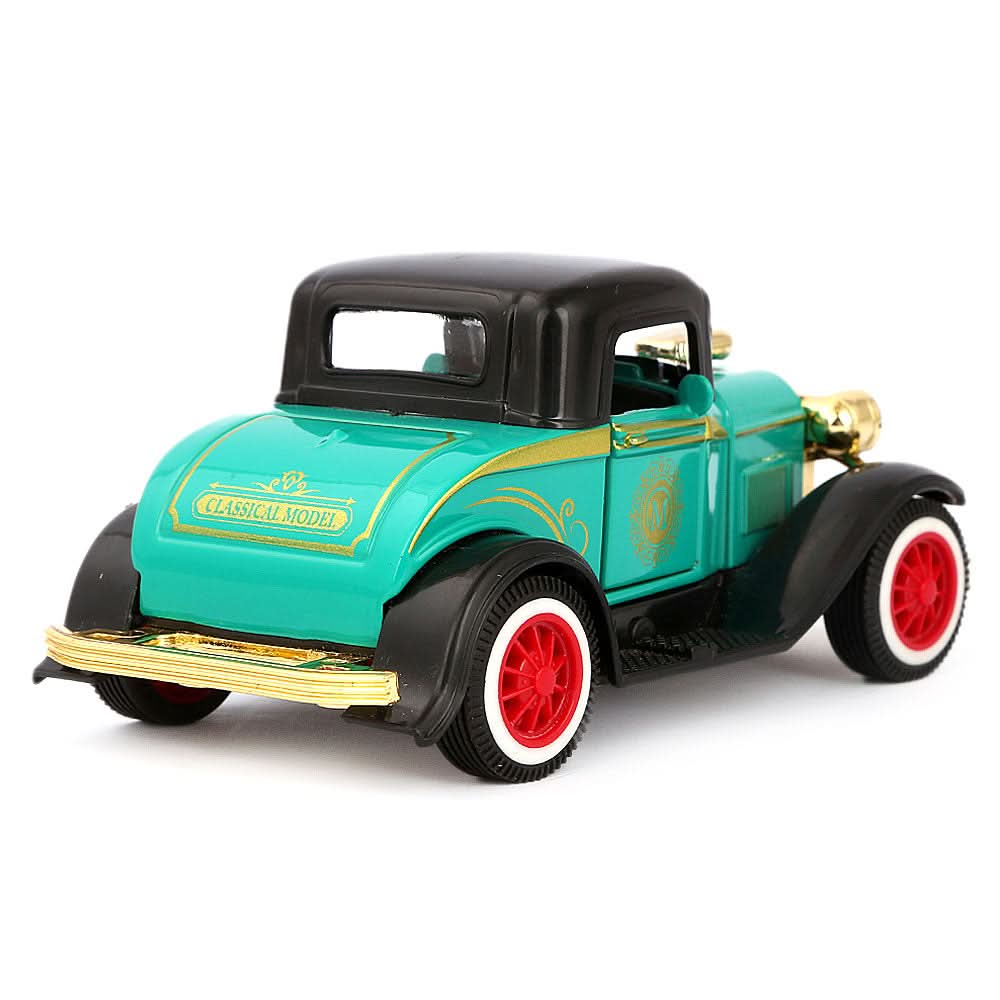 Friction Vintage Metal Car - Green, Kids, Non-Remote Control, Chase Value, Chase Value