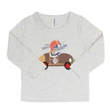 Boys Full Sleeves T-Shirt - White, Kids, Boys T-Shirts, Chase Value, Chase Value