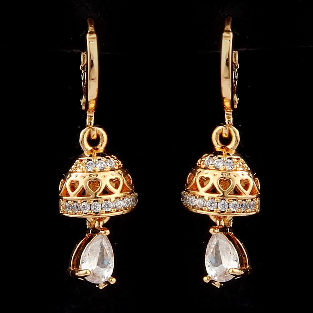 Women's Jhumki - Golden, Women, Earrings & Tops, Chase Value, Chase Value