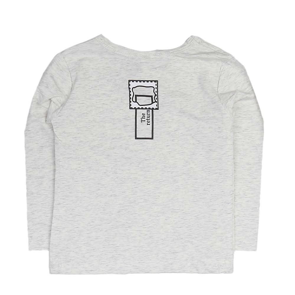 Boys Full Sleeves T-Shirt - White, Kids, Boys T-Shirts, Chase Value, Chase Value