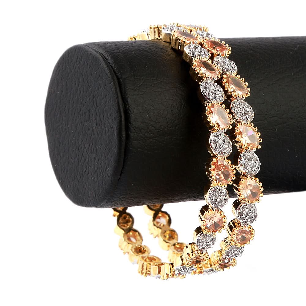 Women's Bangle- Golden, Women, Bangles & Bracelets, Chase Value, Chase Value