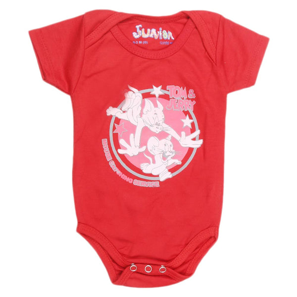Newborn Girls Romper - Red - test-store-for-chase-value