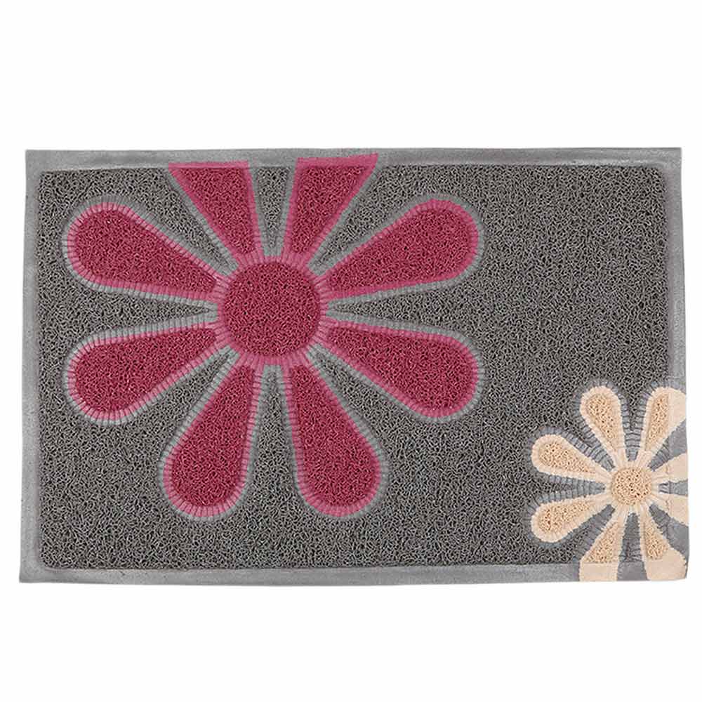 PVC Door Mat 15 x 22 - Grey, Home & Lifestyle, Mats, Chase Value, Chase Value