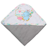 Newborn Baby Bath Towel - Grey, Kids, Bath Accessories, Chase Value, Chase Value