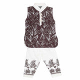 Newborn Girls Fancy Suit 2 Pcs - Brown, Kids, NB Girls Sets And Suits, Chase Value, Chase Value