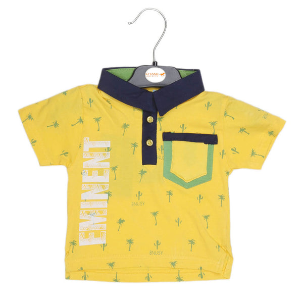 Eminent Newborn Boys T-Shirt - Yellow - test-store-for-chase-value