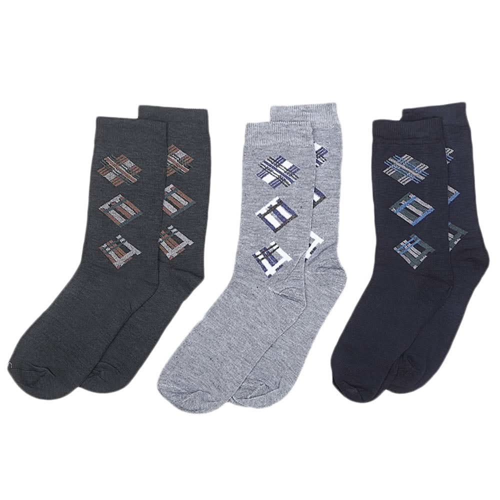 Men's Socks Pack Of 3 - Multi, Men, Mens Socks, Chase Value, Chase Value