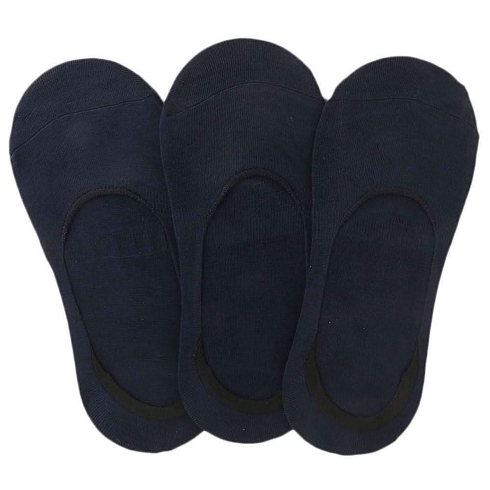 Men's Loafer Socks Pack Of 3 (Z260) - Navy Blue - test-store-for-chase-value