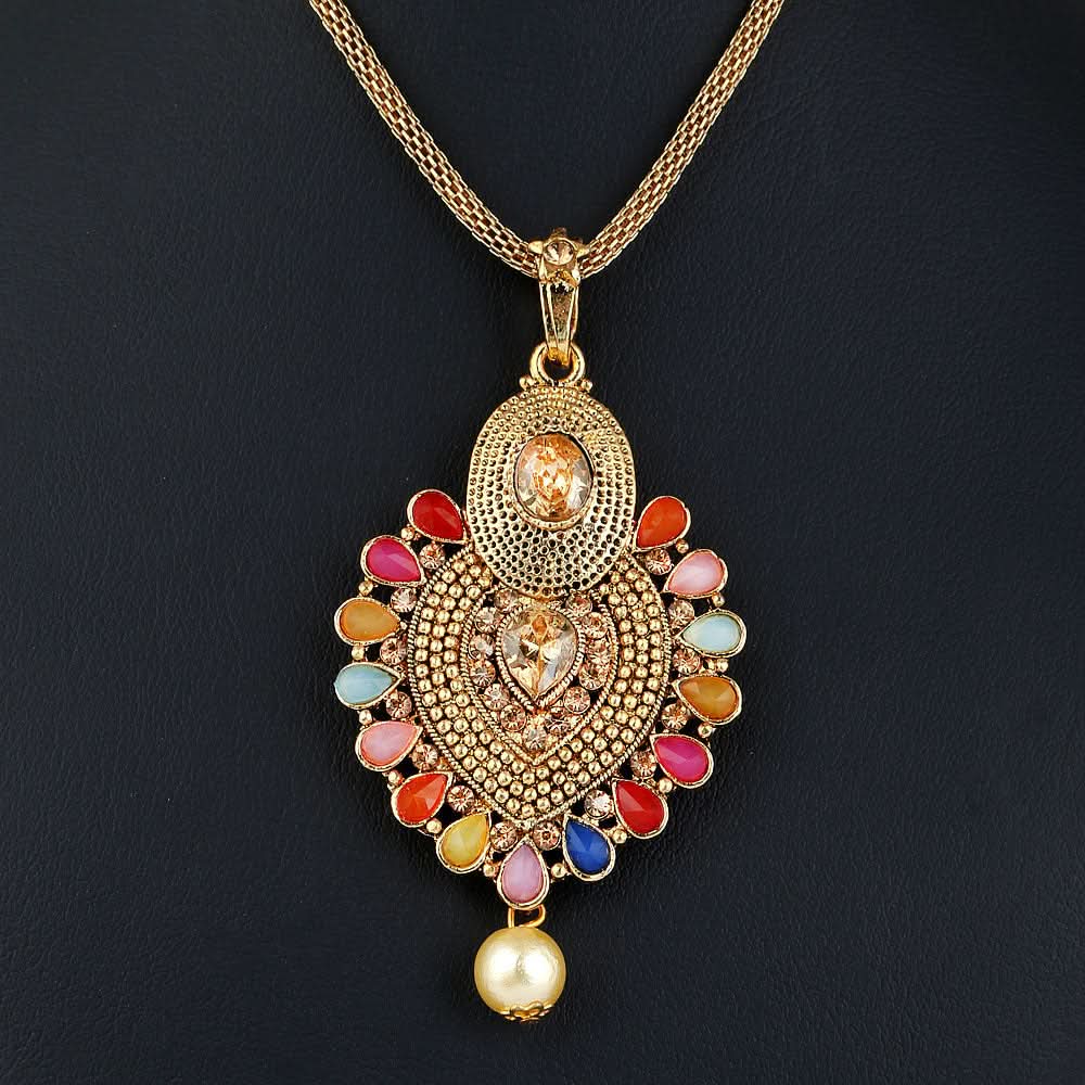 Women's Fancy Jewellery Set - Golden - test-store-for-chase-value