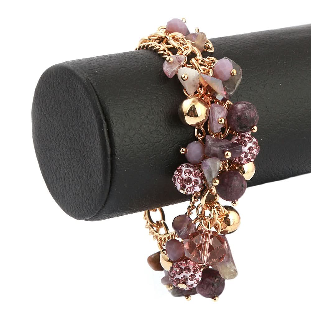 Women's Fancy Bracelet - Purple, Women, Bangles & Bracelets, Chase Value, Chase Value