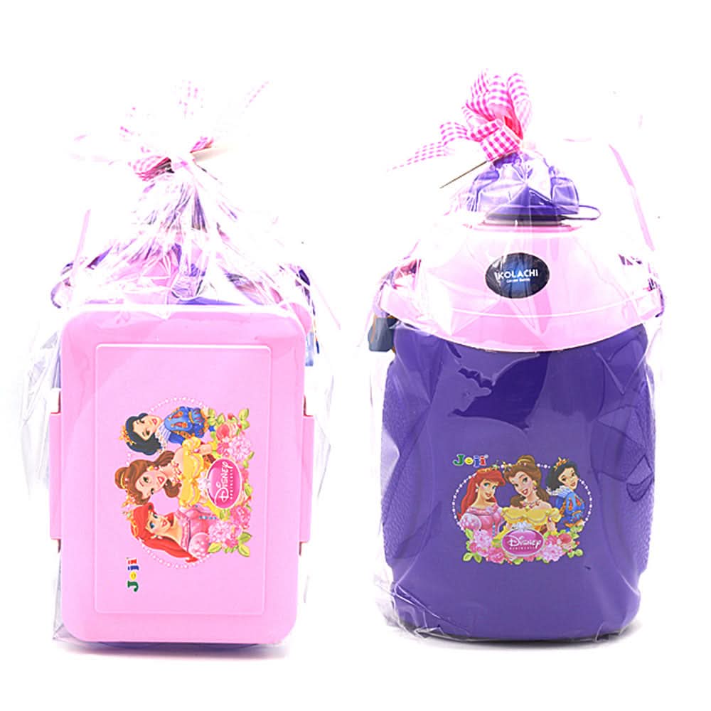 Water Bottle 1100 ML with Lunch Box - Purple, Kids, Tiffin Boxes And Bottles, Chase Value, Chase Value