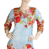 Women's Printed Lawn 2 Pcs Stitched Suit - Multi, Women, Shalwar Suits, Chase Value, Chase Value