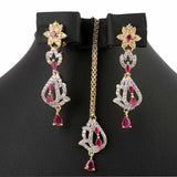 Women's Fancy Jewellery Set - Golden Maroon, Women, Jewellery Set, Chase Value, Chase Value