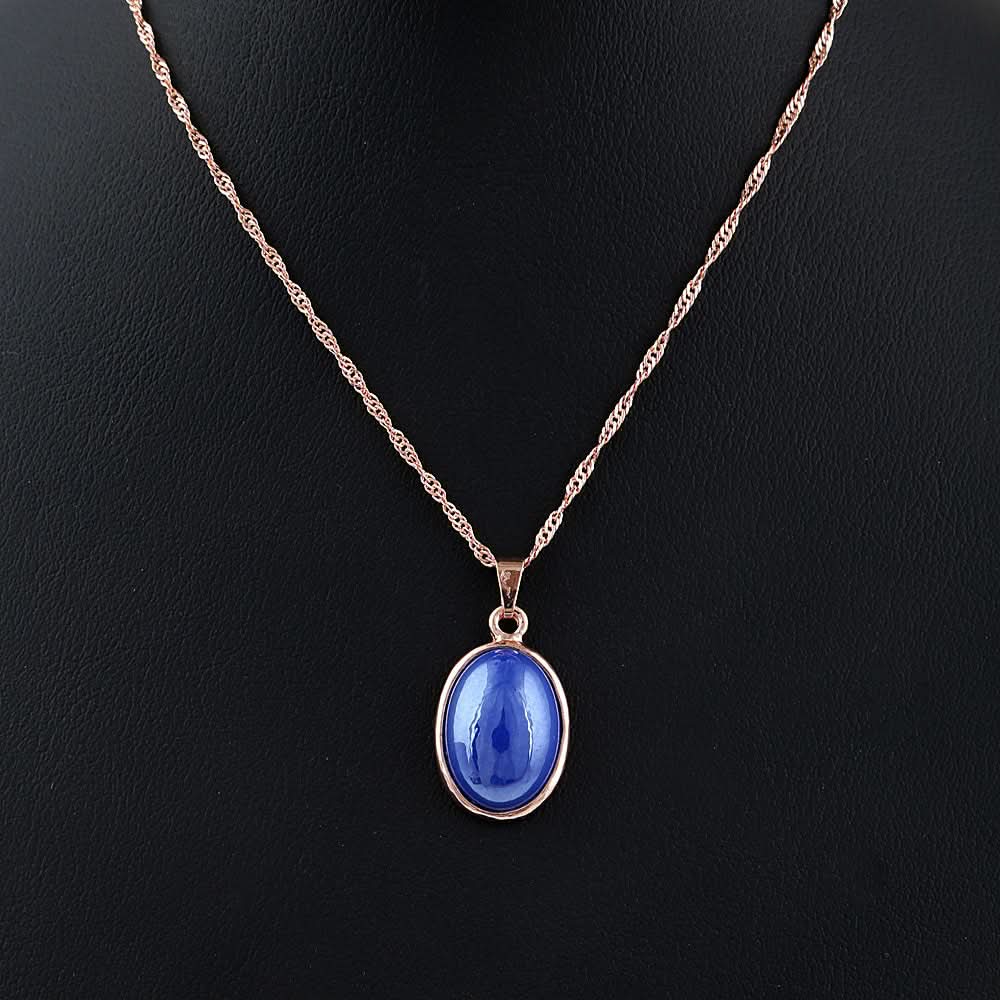 Women's Fancy Locket Set - Blue - test-store-for-chase-value