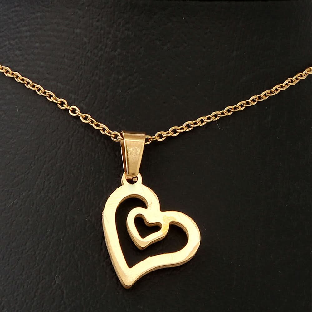 Women's Fancy Locket Set - Gold, Jewellery, Chase Value, Chase Value