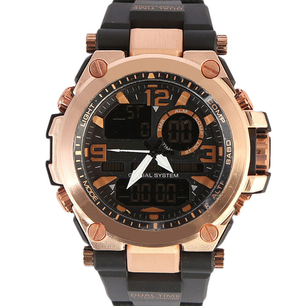 Men's wrist watch - Copper, Men, Watches, Chase Value, Chase Value