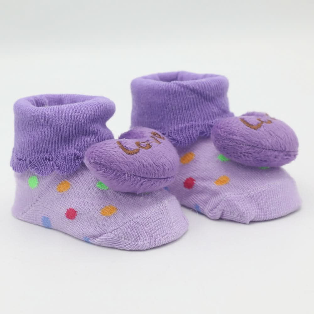 Newborn Booties (RA181) - Purple, Kids, NB Shoes And Socks, Chase Value, Chase Value