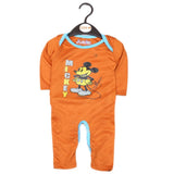 Newborn Boys Full Sleeves Romper - Brown, Kids, NB Boys Rompers, Chase Value, Chase Value