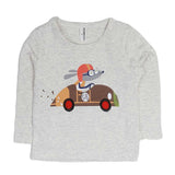 Boys Full Sleeves T-Shirt - White, Kids, Boys T-Shirts, Chase Value, Chase Value