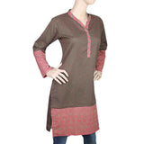 Women's Printed Cotton Kurti - Olive Green, Women, Ready Kurtis, Chase Value, Chase Value