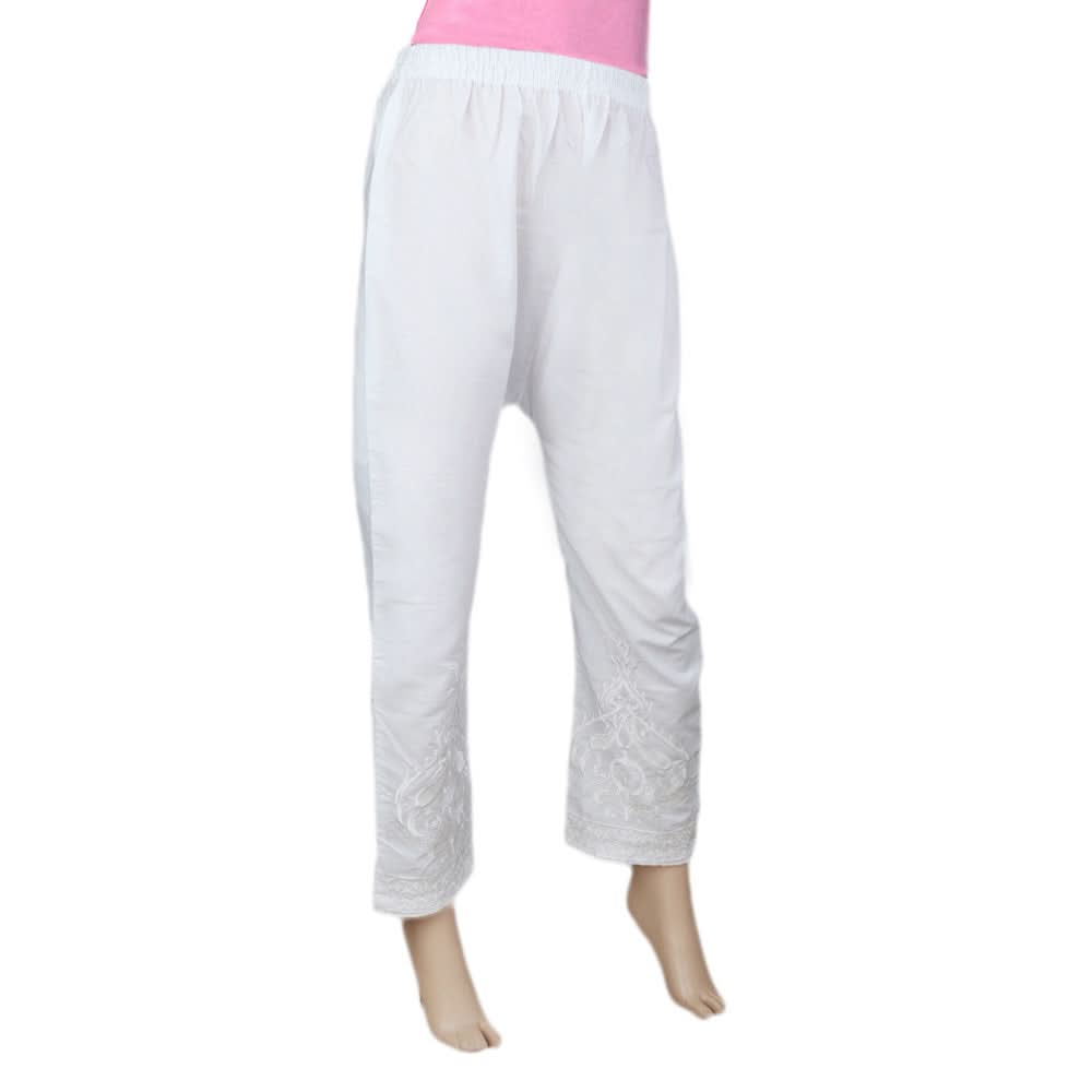 Women's Woven Trouser - White, Women, Pants & Tights, Chase Value, Chase Value