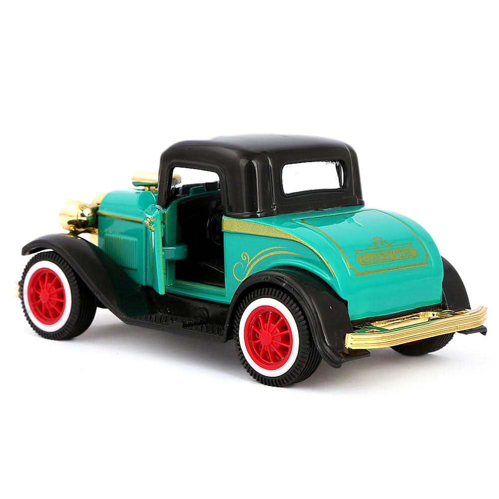 Friction Vintage Metal Car - Green, Kids, Non-Remote Control, Chase Value, Chase Value