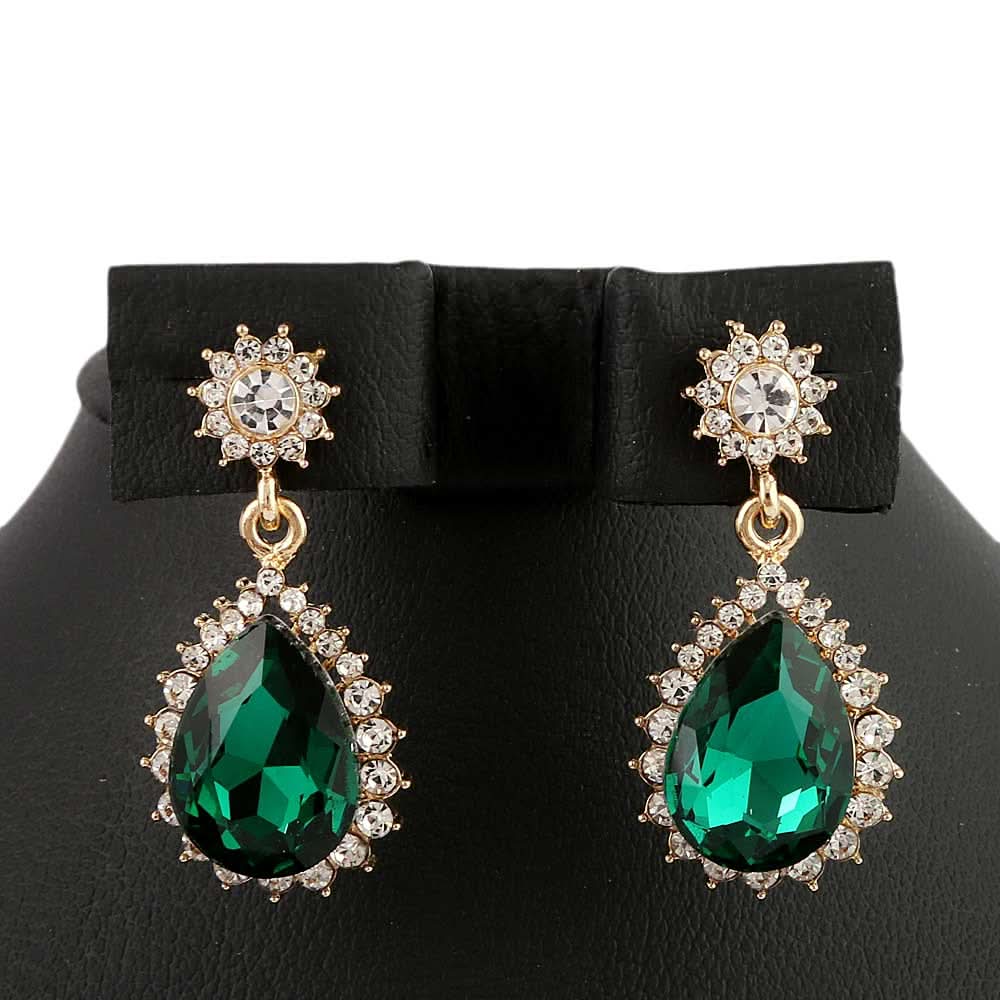 Women's Fancy Earrings - Green, Jewellery, Chase Value, Chase Value
