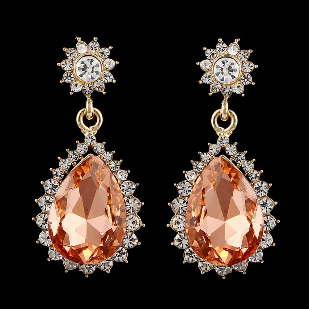 Women's Fancy Earrings - Peach, Jewellery, Chase Value, Chase Value