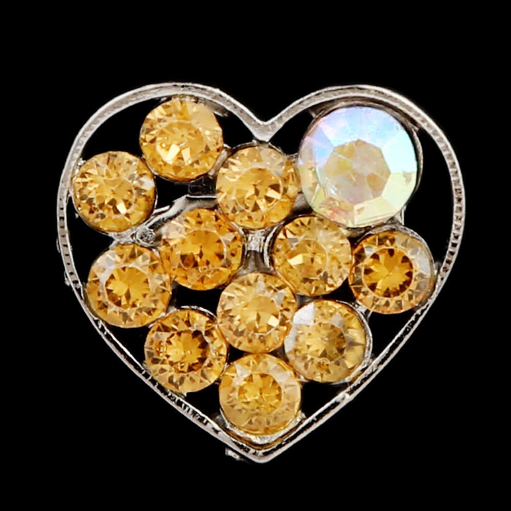 Women's Fancy Brooch - Mustard, Women, Scarf Pins & Brooches, Chase Value, Chase Value