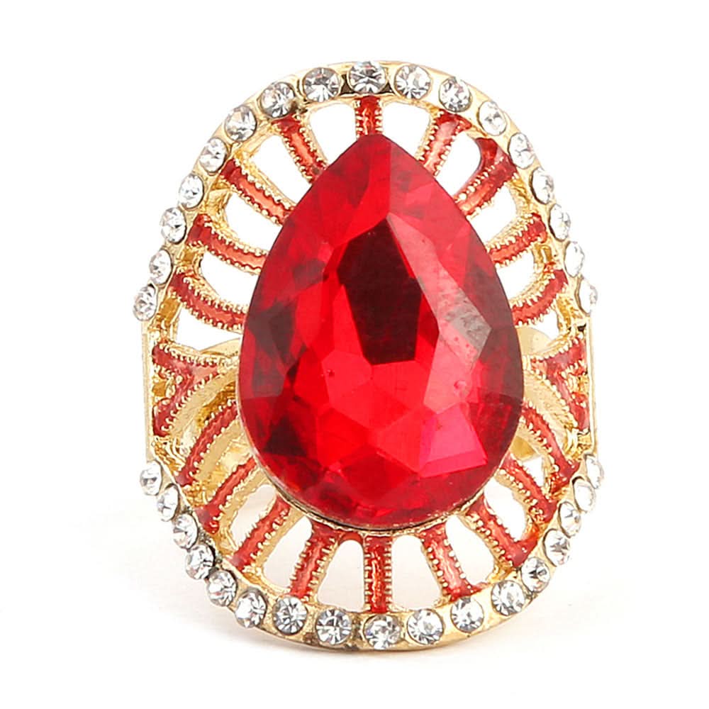 Women's finger Ring - Red, Women, Finger Rings, Chase Value, Chase Value