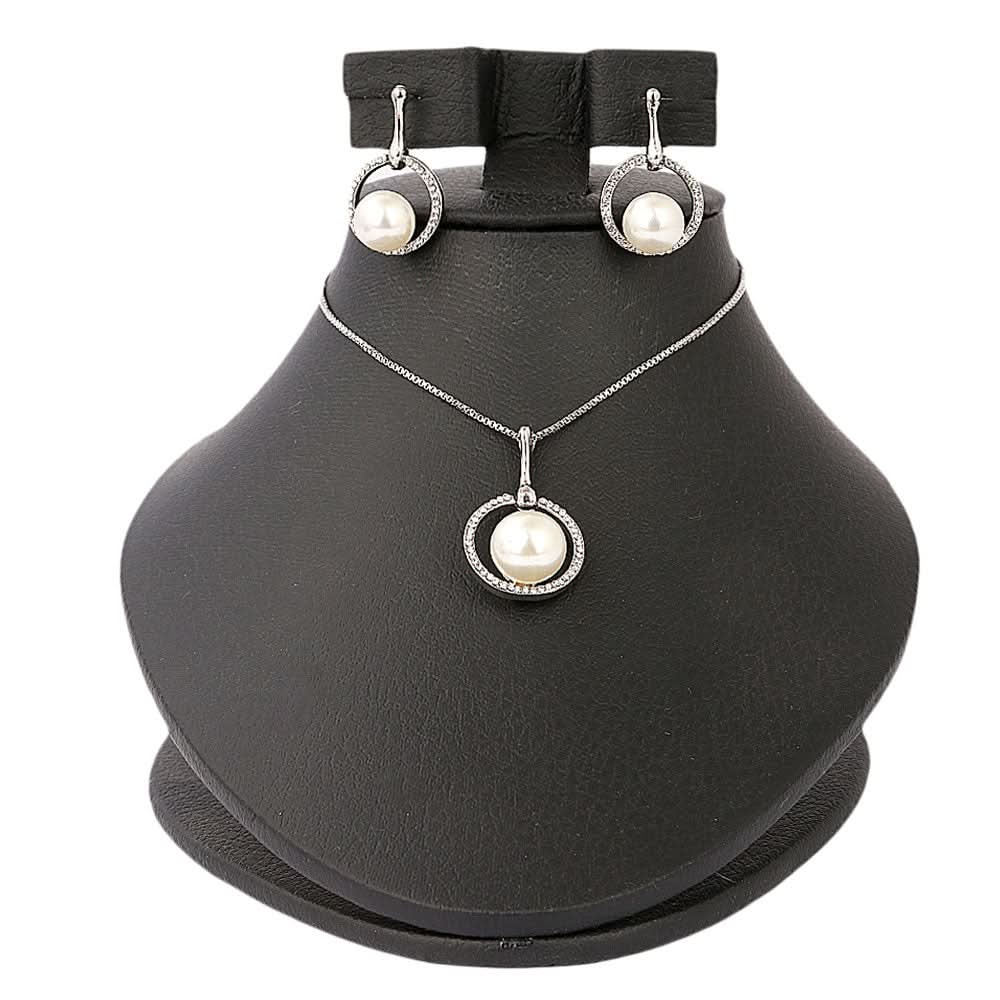 Women's Fancy Locket Set - Silver, Jewellery, Chase Value, Chase Value
