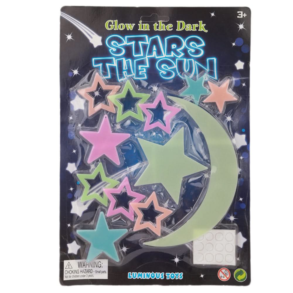 Glowing Stars 11 Pcs - Multi, Kids, Educational Toys, Chase Value, Chase Value