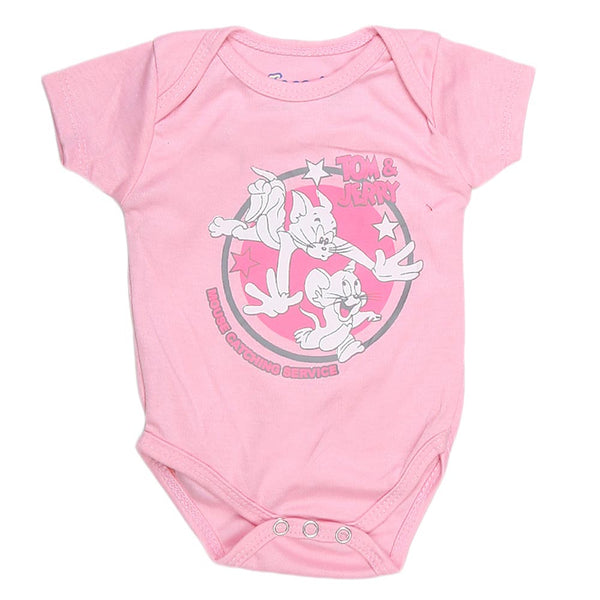 Newborn Girls Romper - Pink - test-store-for-chase-value