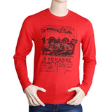 Men's Full Sleeves T Shirt - Red, Men, T-Shirts And Polos, Chase Value, Chase Value
