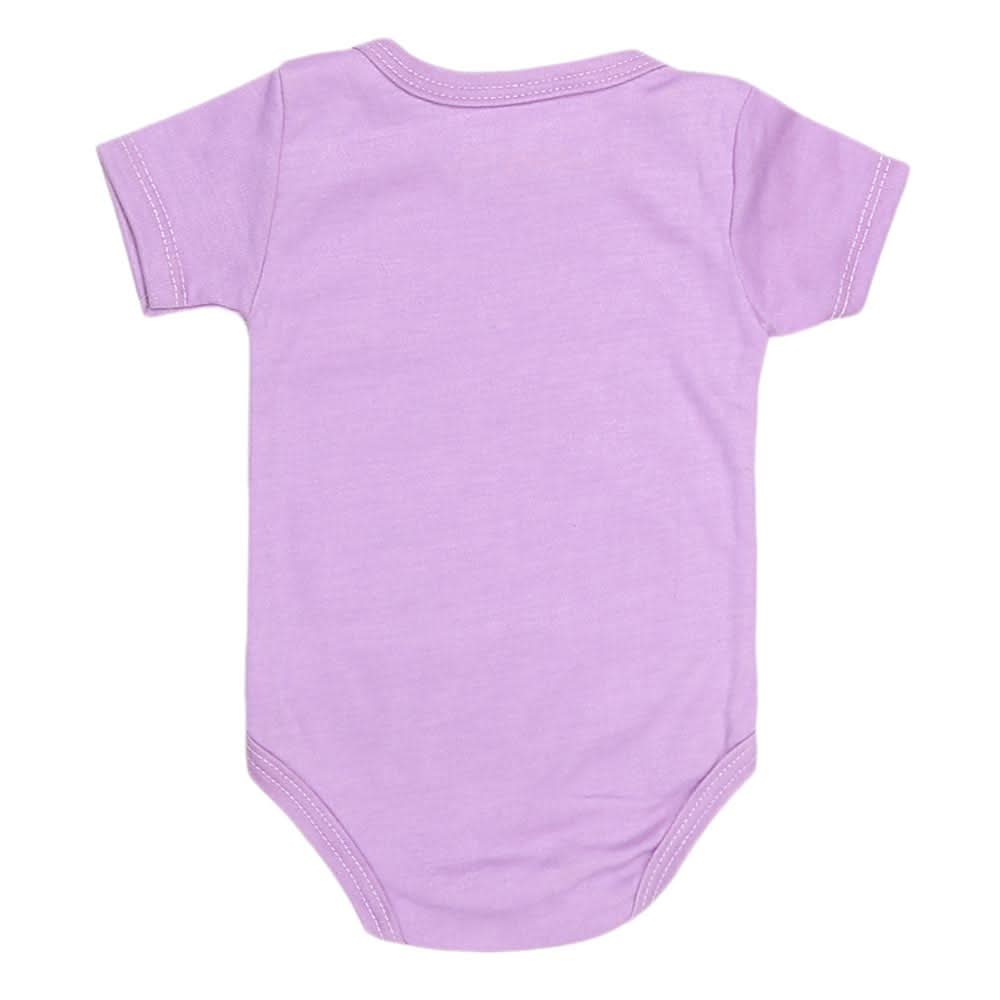 Newborn Girls Romper - Purple - test-store-for-chase-value