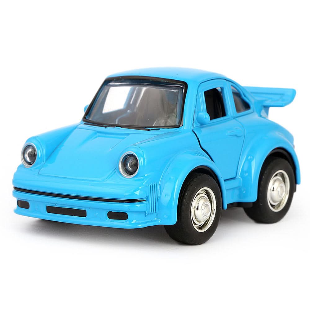 Friction Metal Car - Blue, Kids, Non-Remote Control, Chase Value, Chase Value